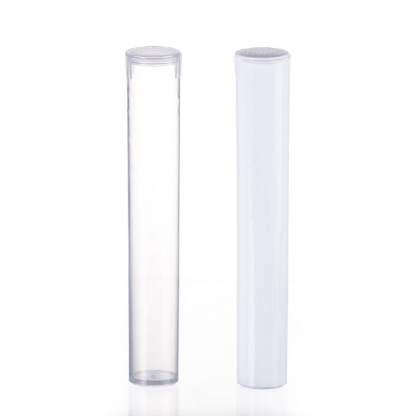 116mm Clear Plastic CR Pre-Roll Tubes (1000 Count) - Image 2