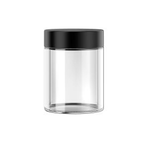 18oz Glass Jar – Black CR Lid