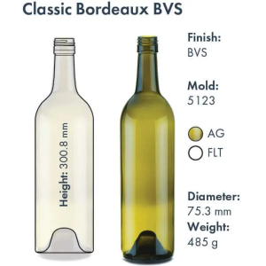 5123 Claret  AG Screwtop (12), 750ml, Wine Bottle