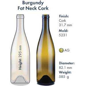 Burgundy Fat Neck Cork