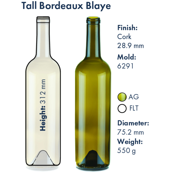Tall Bordeaux Blaye