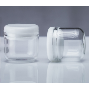 6ml Round Glass Jar – Silicone Button Cap (1008 Count)