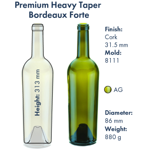 Premium Heavy Taper Bordeaux Forte