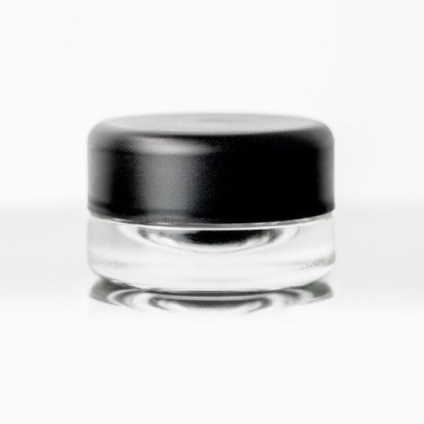 9ml Clear Glass Concentrate Jar – Black CR Lid (320 Count) Washington, Oregon, Northwest, West Coast