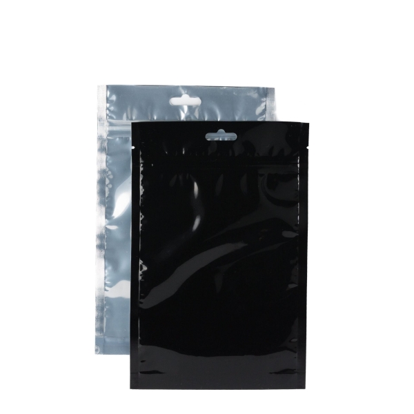 Mylar Bags – 1/2 oz Black/Clear (1000 Count)