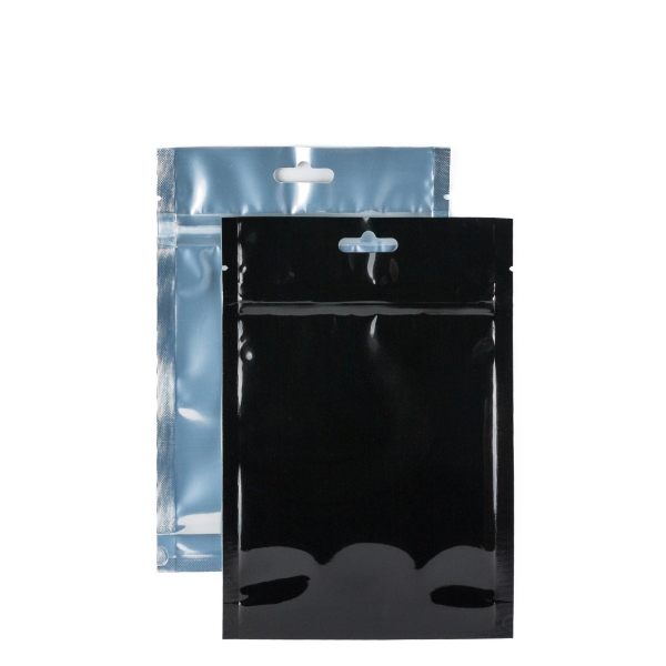 Mylar Bags – 1/4 oz Black/Clear (1000 Count)