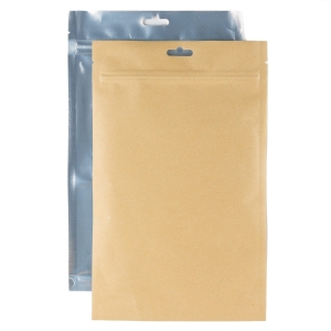 Mylar Bags – 1 oz Kraft/Clear (1000 Count)