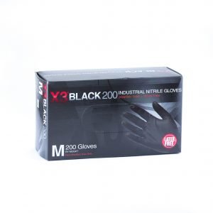 Gloves-X3 Black 200 Nitrile