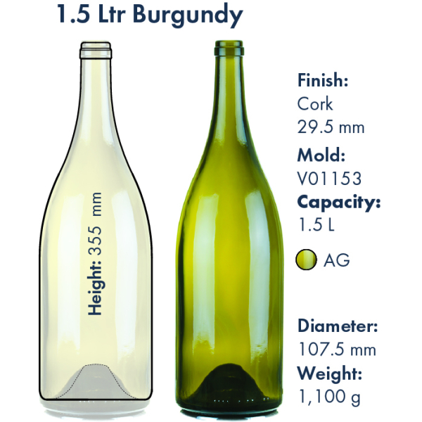 1.5 Ltr Burgundy