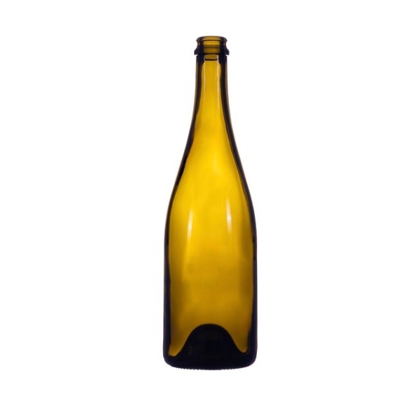 8400 Champagne Glass Bottle, Antique Green