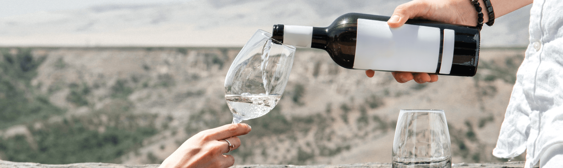 Pacific Northwest winery pouring wine during tasting