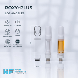 Roxy+ PLUS .5 | 1 ml 510 Ceramic Vape (Los Angeles)